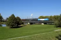 193 250 am 04.10.18 auf der Isarbrücke bei Plattling