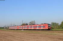 425 086-6 und 425 084-1 als RB 38822 (Karlsruhe Hbf-Mannheim Hbf) bei Waghäusel 22.4.20