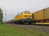 Am 18.05.2016 kam 218 471-1 als Tfzf in Richtung Seelze durch Dedensen-Gümmer.