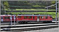 ABe 4/4 III 51  Poschiavo  vor der Werkstätte Poschiavo. (07.05.2020)