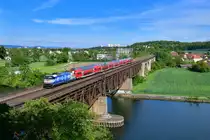 146 247 mit einem RE am 12.05.2020 bei Regensburg-Prüfening.