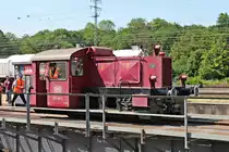 Portrait von 322 641-2, welche am 22.06.2019 als nächstes während des Sommefestes vom DB Museums in Koblenz Lützel auf der Drehscheibe sich dem Publikum präsentieren wird.