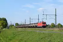 DB Cargo 185 238 mit Kesselwagenzug GG 60172 Gro�enkneten - Frankfurt (M.)-H�chst Gbf (Diepholz, 06.05.2020).