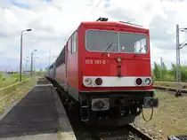 Die LDK 155 191 konnte ich,am 15.Mai 2020,Nachmittag`s noch in Mukran Mitte fotografieren.Am Abend verließ die Lok wieder Mukran Richtung Festland.