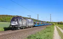 182 510 BTHVN mit Milspeed Autozug am 16.05.2020 in Kerzell 