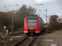 Ein Nachschuss von der Rhein Niers Bahn (RB33) aus Aachen-Hbf nach Heinsberg-Rheinand- Duisburg-Hbf und hilt in Kohlscheid und fährt in Richtung Herzogenrath,Mönchengladbach. Aufgenommen vom Bahnsteig 1 in Kohlscheid. 
Am Nachmittag vom 28.1.2020.