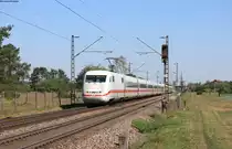 401 069-0  Worms  als ICE 71 (Hamburg Altona-Basel Bad Bf) bei Wiesental 22.4.20