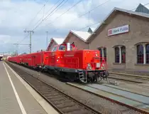 DB Netz Notfalltechnik 714 108 am 13.04.2019 am DB Werk Fulda.