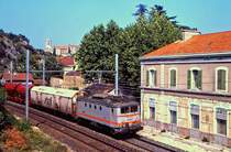 SNCF BB8111, Viviers sur Rhône, 31.08.1991.