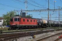 Re 620 050-5 durchfährt den Bahnhof Pratteln. Die Aufnahme stammt vom 07.05.2020.