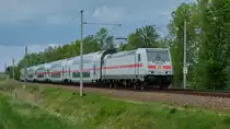 am 19.05.2020 auf der Hauptstrecke Berlin - Stralsund bei Nassenheide.
