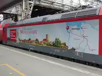 ie DB 146 127 wirbt großflächig für den Erholungsort Marienhafe in Niedersachsen. Fotografriet mit dem RE 4420 (Hannover Hbf - Bremerhaven-Lehe), am 14.04.2020 in Bremen Hbf.