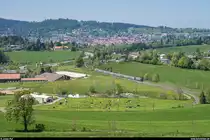 BLS Re 465 007 mit RE La Chaux-de-Fonds - Bern am 17. Mai 2020 bei La Chaux-de-Fonds.
