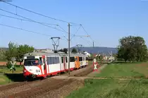 4111 und 4116 als 5 Mannheim - Weinheim bei Edingen 22.4.20