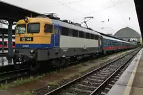 An verregneten 17 September 2017 steht 432 144 in Budapest-Nyugati.