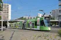 Be 6/10 Tango 162 mit der U-Abo Werbung, auf der Linie 10, fährt zur Haltestelle ZOO Basel. Die Aufnahme stammt vom 17.05.2020.