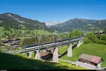 MOB GoldenPass Panoramic 2115 mit führendem Ast 117 am 21. Mai 2020 bei Gstaad.