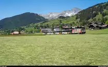 MOB GDe 4/4 6006 mit GoldenPass Panoramic 2122 am 21. Mai 2020 bei Rougemont.