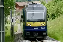 BOB ABDeh 8/8 325 am 22.5.20 bei der Einfahrt zur Haltestelle Grindelwald Terminal.