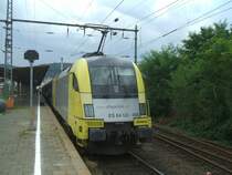 ES 64 U2-095 alias 182 595-9  wird die RB 40 von 
Hagen nach Essen ziehen,im Schub die ES 64 U2-045