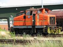 Werkslok des Kaliwerks Wintershall beim Rangieren in Heringen (Werra).Aufgenommen am 18.Juli 2007