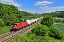 193 331 mit einem KLV am 16.05.2020 bei Dietfurt.