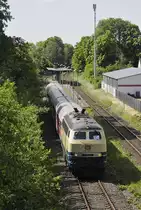Am 30.05.2020 durchfährt 218 460-4 mit dem DPN 31117 Dortmund Aplerbeck Süd