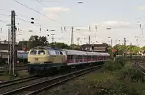 218 460-4 schiebt am 30.05.2020 den DPN 31116 aus Schwerte in Richtung Dortmund Hauptbahnhof. Nach längerer Zeit machte ich bei dieser Aufnahme mal wieder Bekanntschaft mit der berühmten Fotografenwolke...