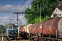 ET22-840 der PKP Cargo in Bahnhof Nowy Bieruń am 18.09.2013.