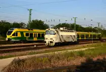 Die frischlackierte 240 083 (Budamar Group) wartet auf die Zulassungsfahrt in Komárom. Im Hintergrund kann man eine GySEV 415-er zu sehen.
Komárom, 28.05.2020. 