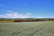 DB Cargo Bombardier Traxx 185 xxx mit einen gemischten Güterzug  am 30.05.20 in Niederwalluf