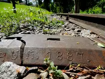 Nostalgischer Schienenstrang, entlang der Schmalspur-Steyrtalbahn; 200506