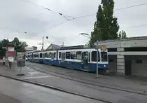 Linie 13 2029 an der Endhaltestelle Frankental. Datum: 30. 4. 2020