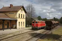 Die 2143.070 in Drosendorf beim Verschub. (03.05.2020)