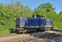 SMR 212 024-4 in Seitenansicht bei der Durchfahrt in Neckargerach. 1.6..2020