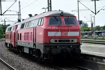 30.5.2020: 218 417(bwegt)und 218 402(Railsystems Gotha)als Gastloks auf der Marschbahn  im Bahnhof Itzehoe