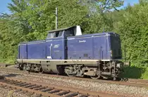 Hier nochmal die 212 024-4 schräg von hinten abgelichtet bei der Durchfahrt in Neckargerach am 1.6.2020