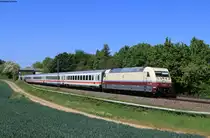 101 112-1  Rheingold  mit dem IC 1115 (Dortmund Hbf-Stuttgart Hbf) bei Ellental 7.5.20