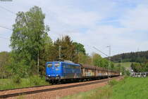 151 025-4 mit dem DGS 56294 (Singen(Htw)-Bernterode) bei St.Georgen 12.5.20