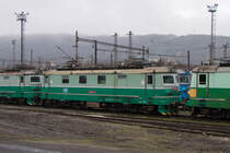 Bald nur noch Schrott? 122 014-4 und viele ihrer Schwester stehen am 22. Dezember 2019 abgesellt in Usti nad Labem.