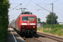 DB Fernverkehr 120 137 mit EN 453 Paris Est - Moskva Belorusskaja. // Legelshurst // 16. Juli 2013