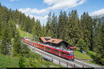 RhB Allegra 3503 mit Regio Klosters - Davos am 12. Juni 2020 bei Cavadürli.
