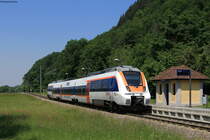 1442 151-5 (ET 151) als S 77439 (Bad Krozingen-Münstertal​(Schwarzwald)) in Etzenbach 16.5.20