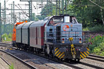 HRS 271 024-2 in Hamburg-Harburg am Zugschluss Northrail 352 002-0 am 17.6.2020