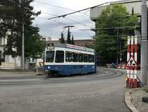 Linie 5 2041  Hottingen  zwischen Platte und Voltastrasse. Datum: 14. 6. 2020