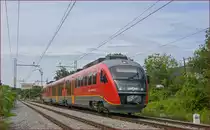 SŽ 312-131 fährt durch Maribor-Tabor Richtung Maribor HBF. /16.6.2020