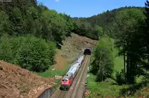 218 191-5 und 218 484-4 mit dem Bauz 91749 (St.Georgen(Schwarzw)-Offenburg) bei Nußbach 18.5.20