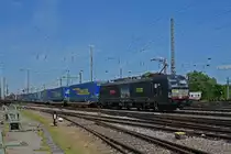 Siemens Vectron 193 712-7 durchfährt den badischen Bahnhof. Die Aufnahme stammt vom 27.05.2020.