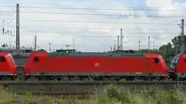 Die Elektrolokomotive 185 013-0 war Anfang Juni 2020 in Wanne-Eickel zu sehen.
