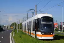 Tw.017 erreicht die Haltestelle Doblerholz. (12.06.2020)